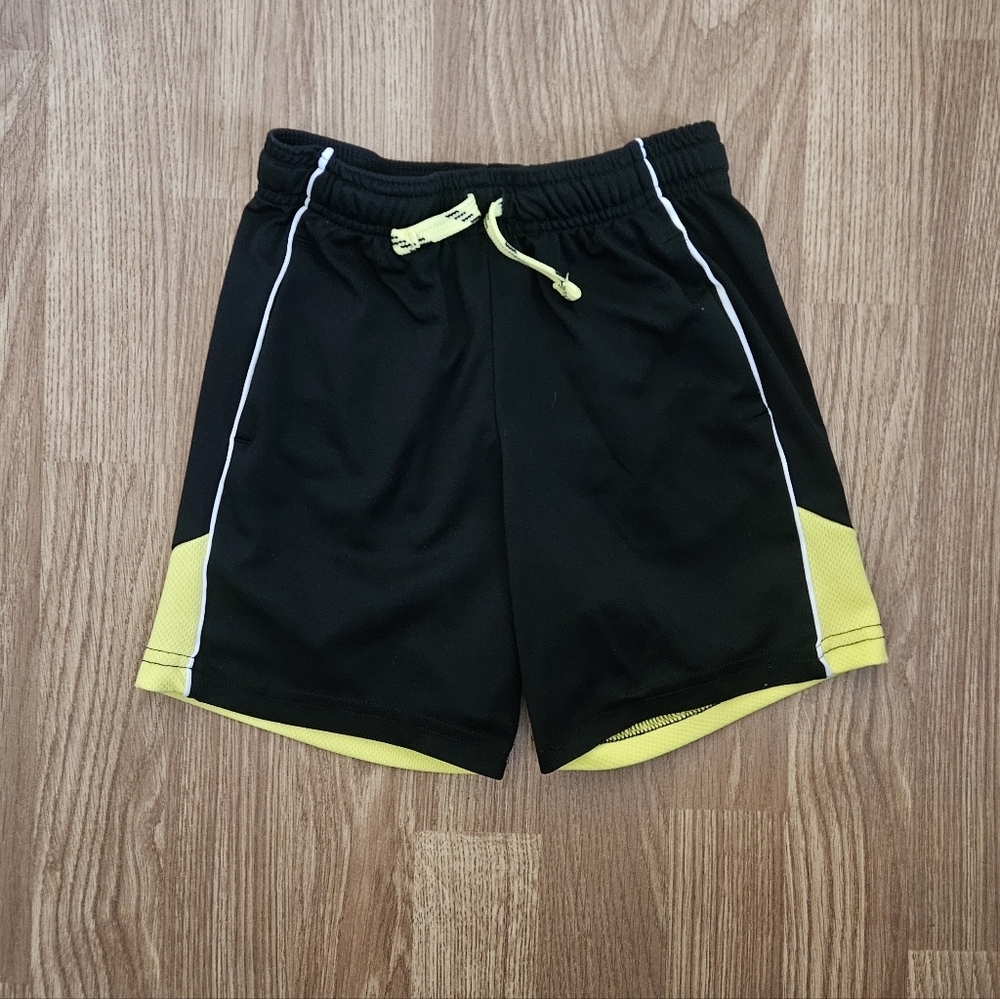 Jumping Beans Black and Yellow Athletic Shorts